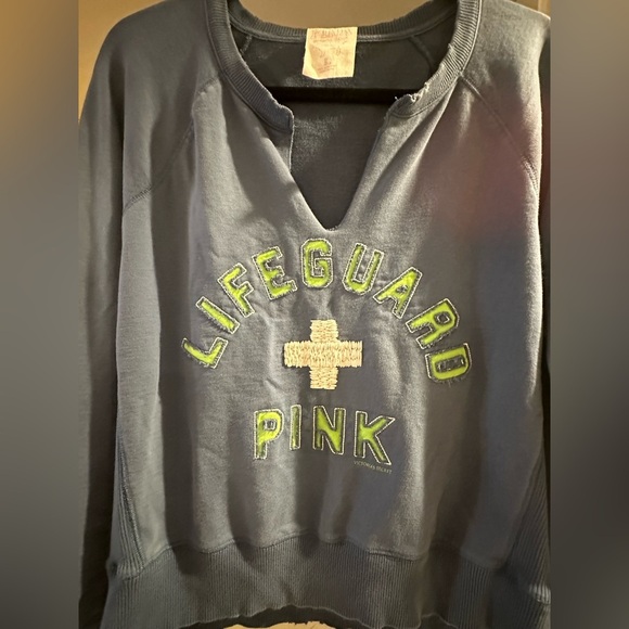 Blue PINK Lifeguard Sweatshirt - Picture 2 of 6